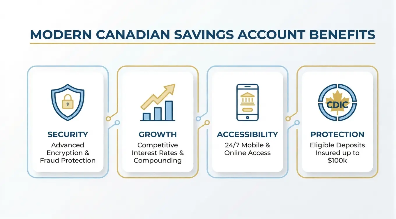 Benefits of savings accounts